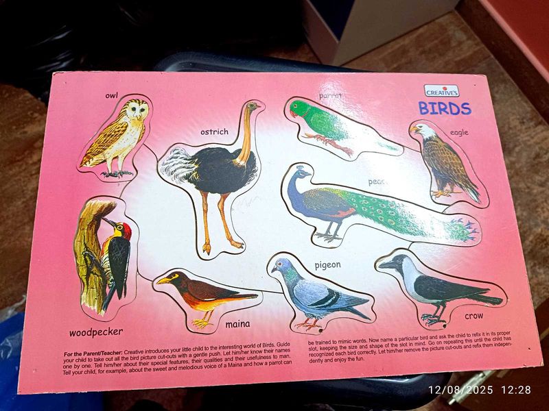 New Wooden  Birds Puzzle