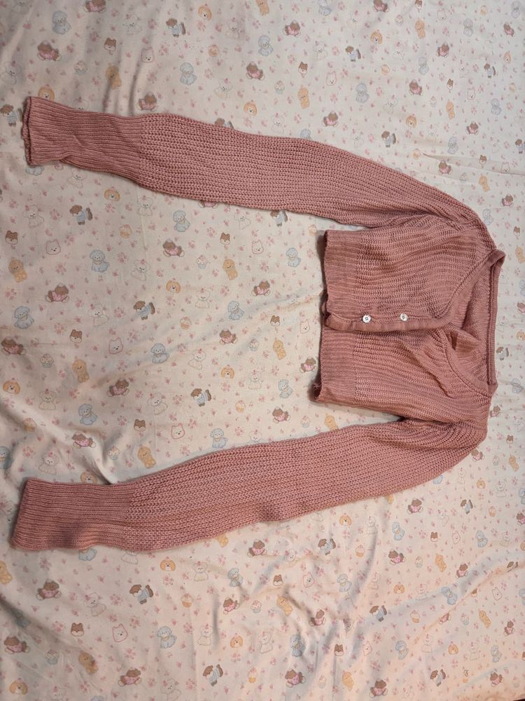 Pink Cropped bolero