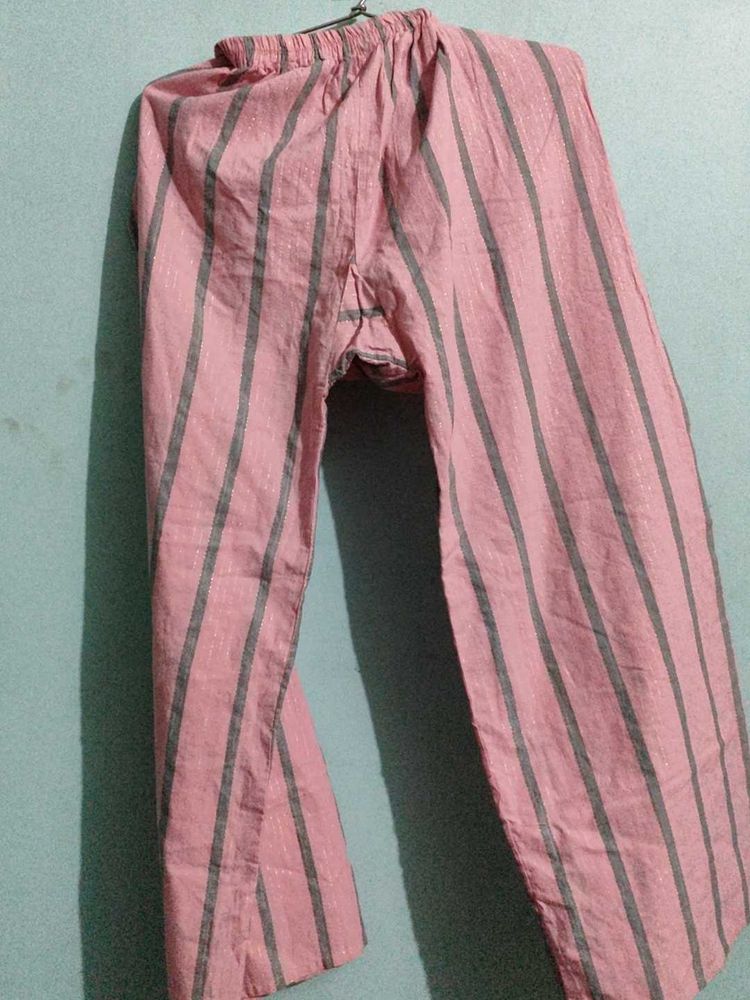 Pink Striped Palazzos
