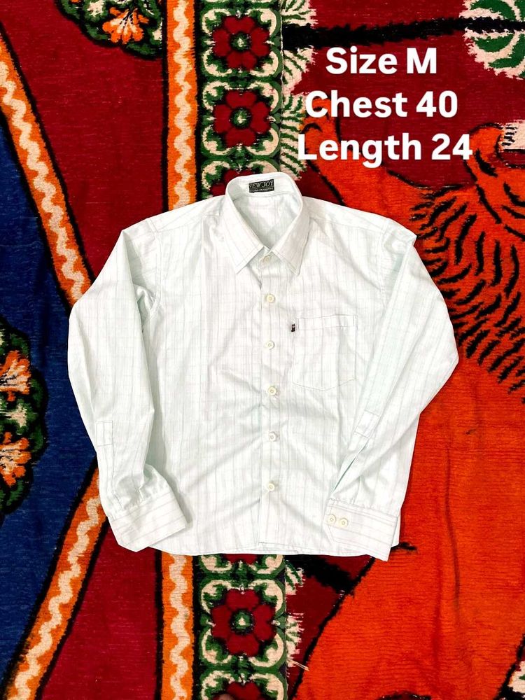Striped White Shirt