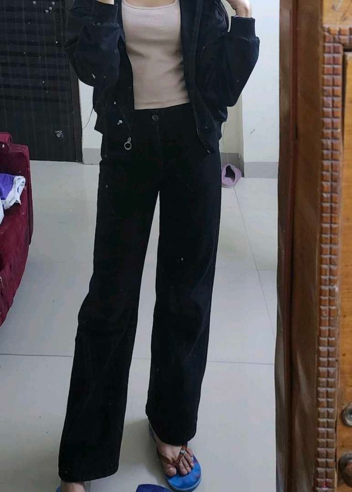 Black Wide Leg Jeans