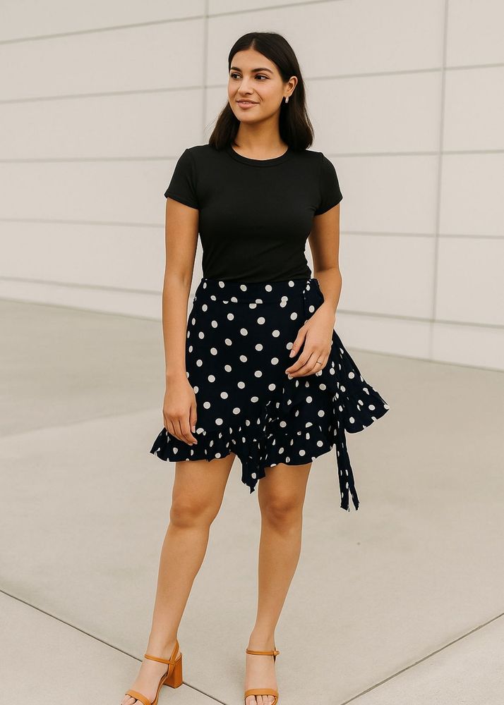 Polka Dot Skort