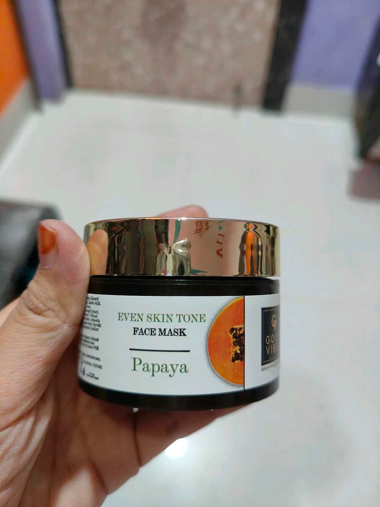 Good Vibes papaya Mask