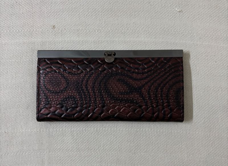 Crocodile Wristlet Wallet for Women