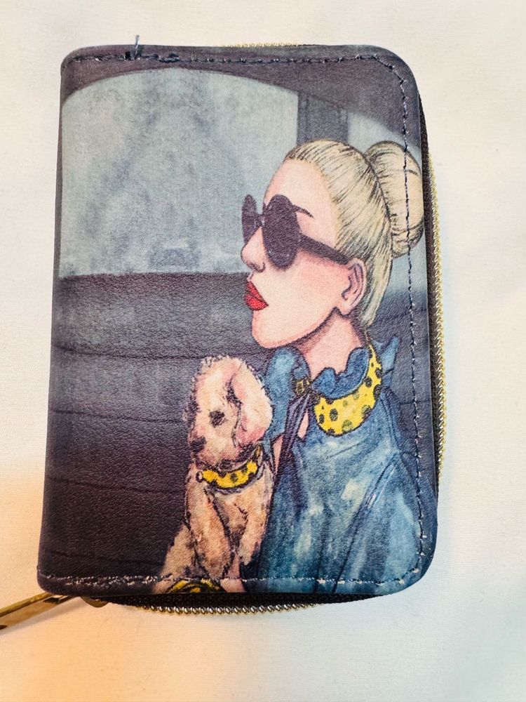 Stylish Illustrated Wallet/ card wallet