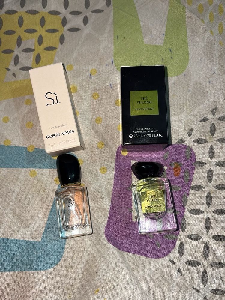 Giorgio Armani Si &amp; The Yulong Perfume Miniatures