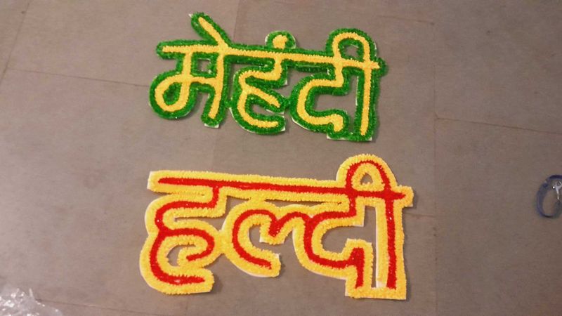 Haldi Mehendi Banner
