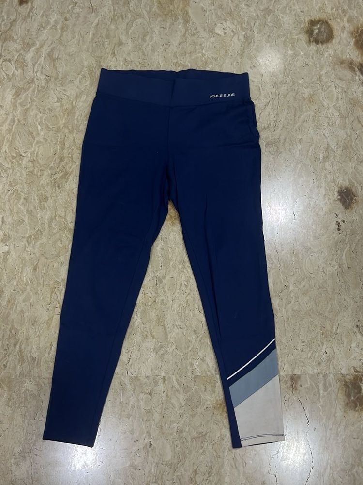 Navy Blue Athleisure Leggings