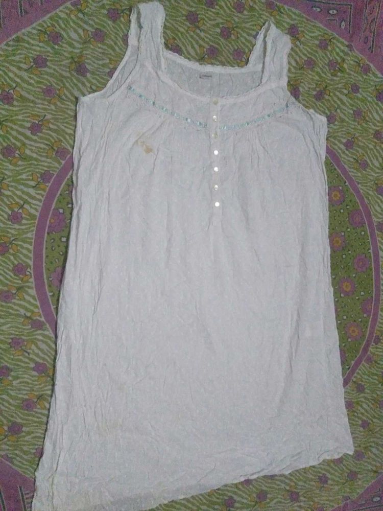White Cotton dress