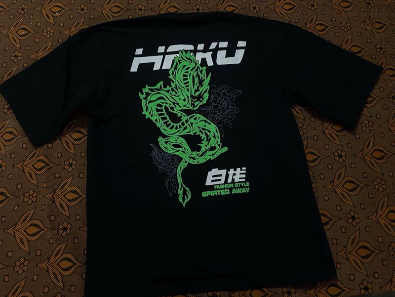 Dragon Print Graphic T-Shirt
