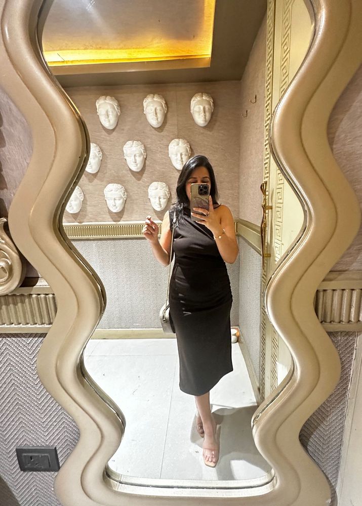 Brown one shoulder Dress