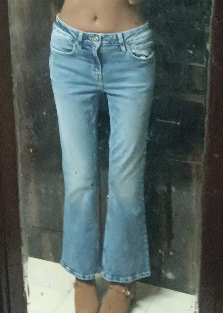 Women's Light Wash Flare Jeans