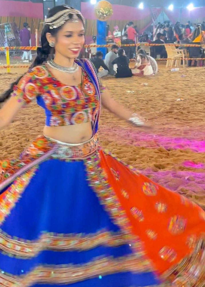 Vibrant Embroidered  Chaniya Lehenga Choli Set