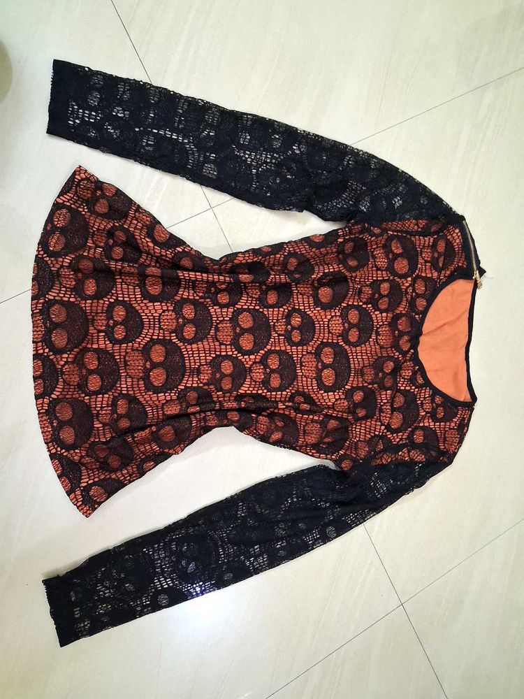 skull punk top