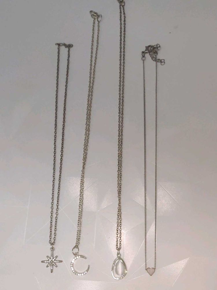 ✨ **Dreamy Minimalist pendant Set — 4 Pieces** ✨