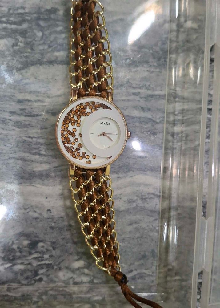Unique Moon &amp; Crystal Watch