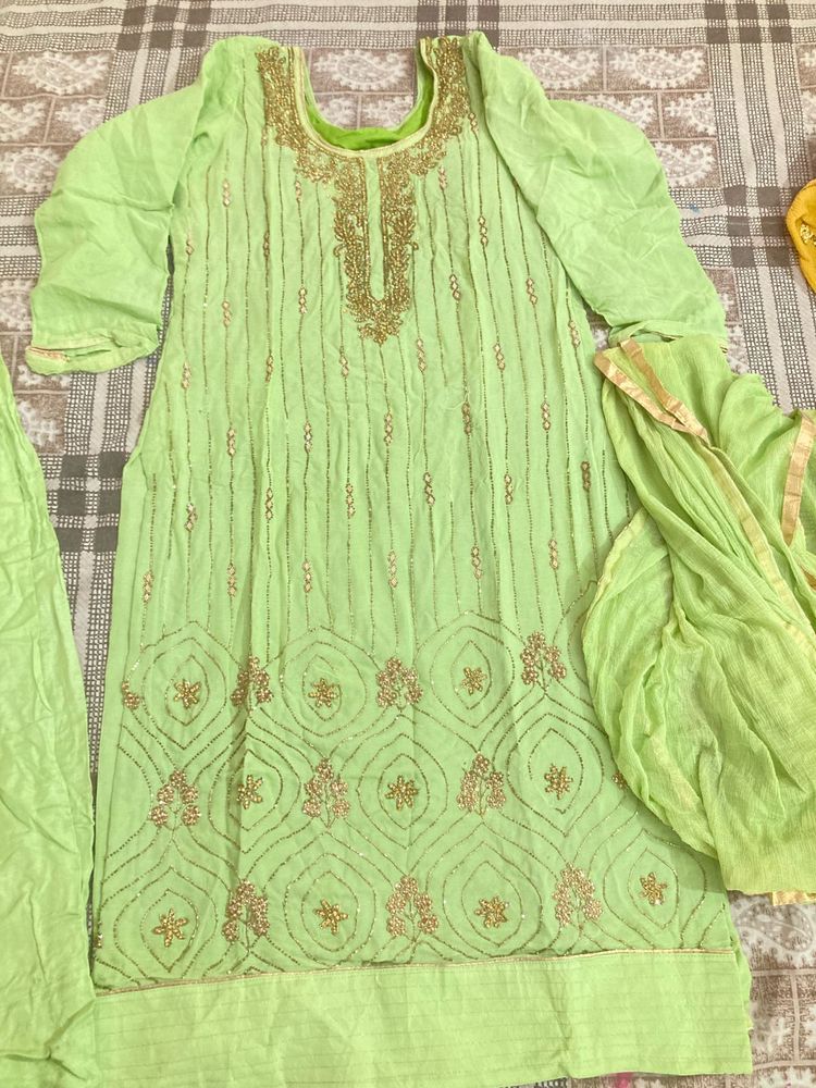 Elegant Green Kurta Set