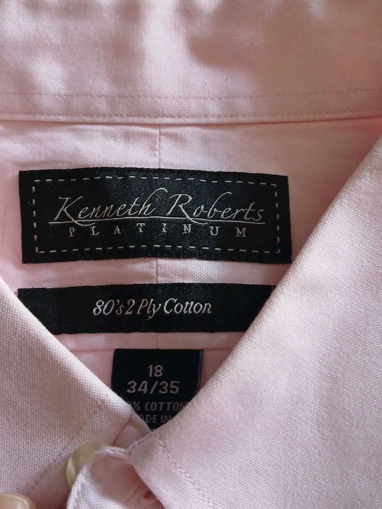 Kenneth Roberts Platinum Pink Dress Shirt