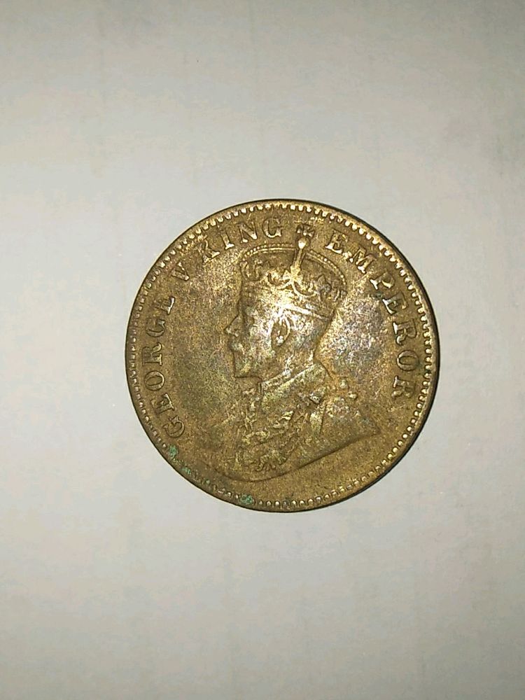 One Quarter Anna 1926 ( GEORGE V KING)