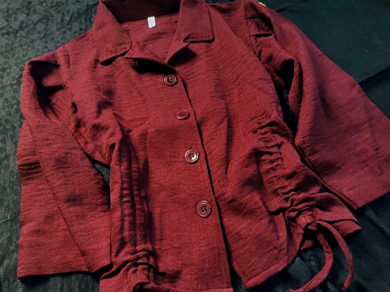 Stylish Maroon top