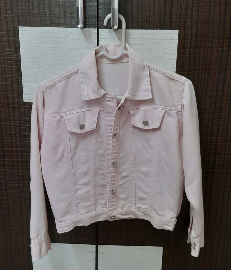 Pastel Pink Denim Jacket💗