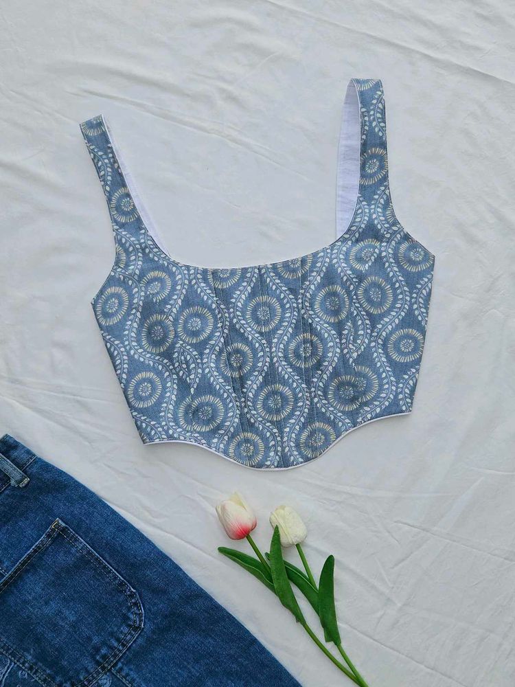 Handmade Cotton corset top 💞