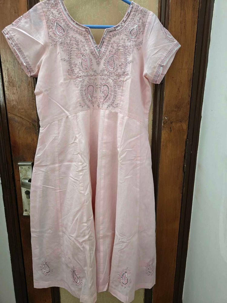 Embroidered Kurta and chudidar