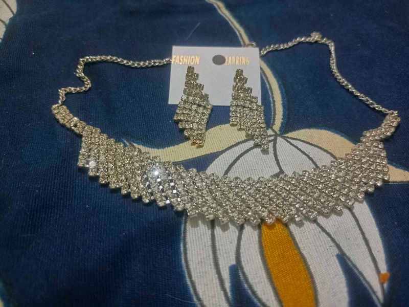 Sparkling Rhinestone Jewelry Set