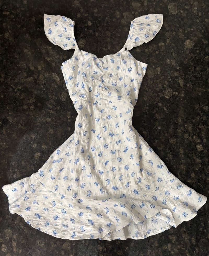 Cute Floral Mini Coquette summer Dress