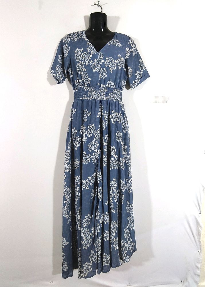 Pastel Floral Printed Dress (Women's)