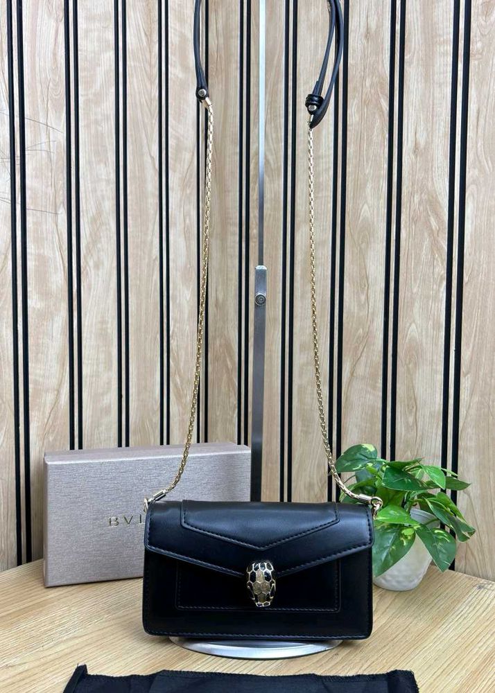Bvlgari Black Serpenti Shoulder Bag