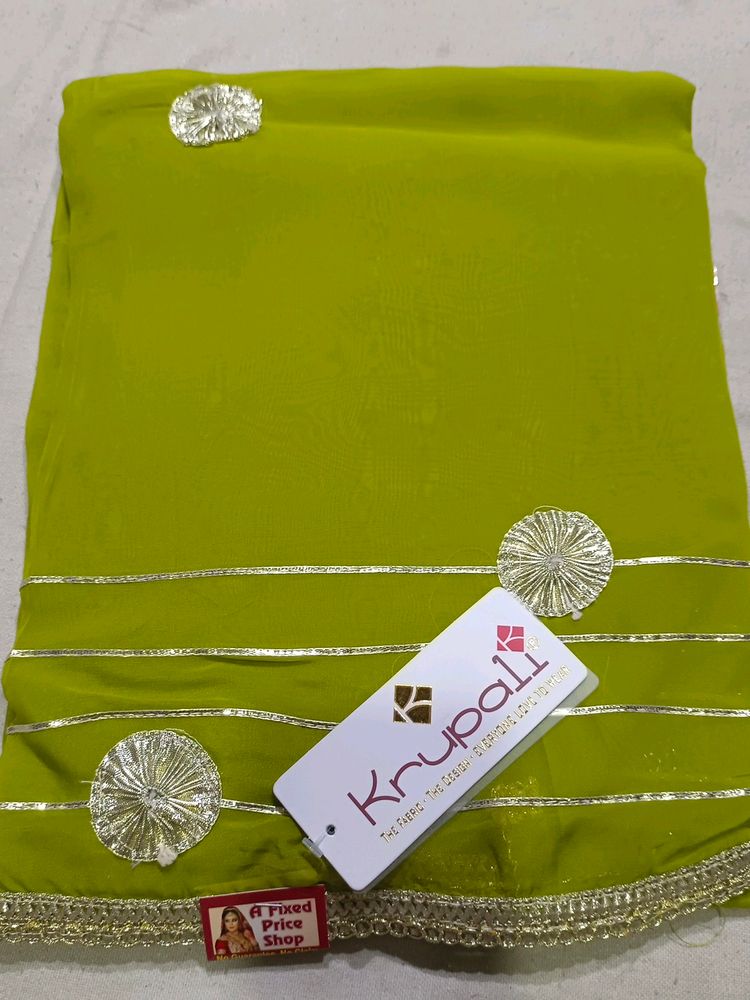 Gotta Pati Suit Organza Base
