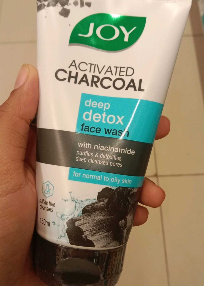 Joy Activated Charcoal Face Wash