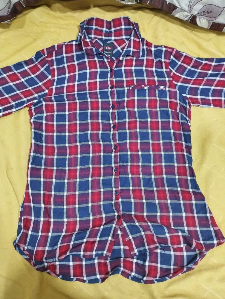 Classic Plaid Long Sleeve Shirt