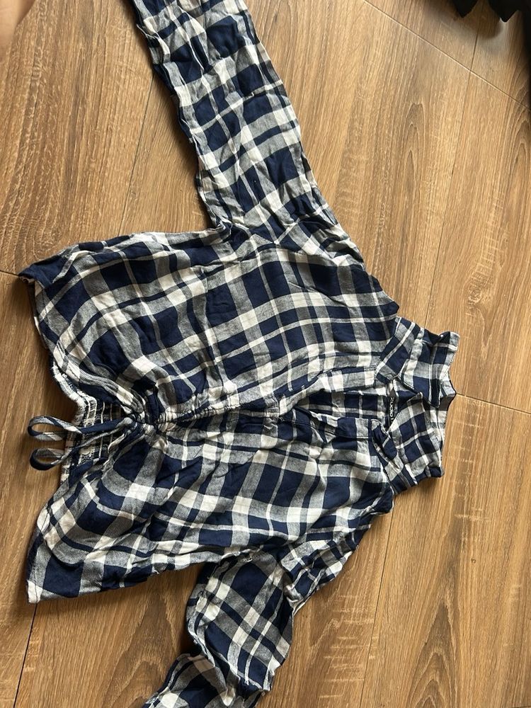 Classic Blue &amp; White Plaid Shirt