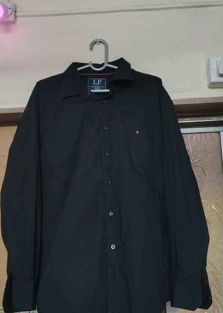 Louis Philippe Black Shirt