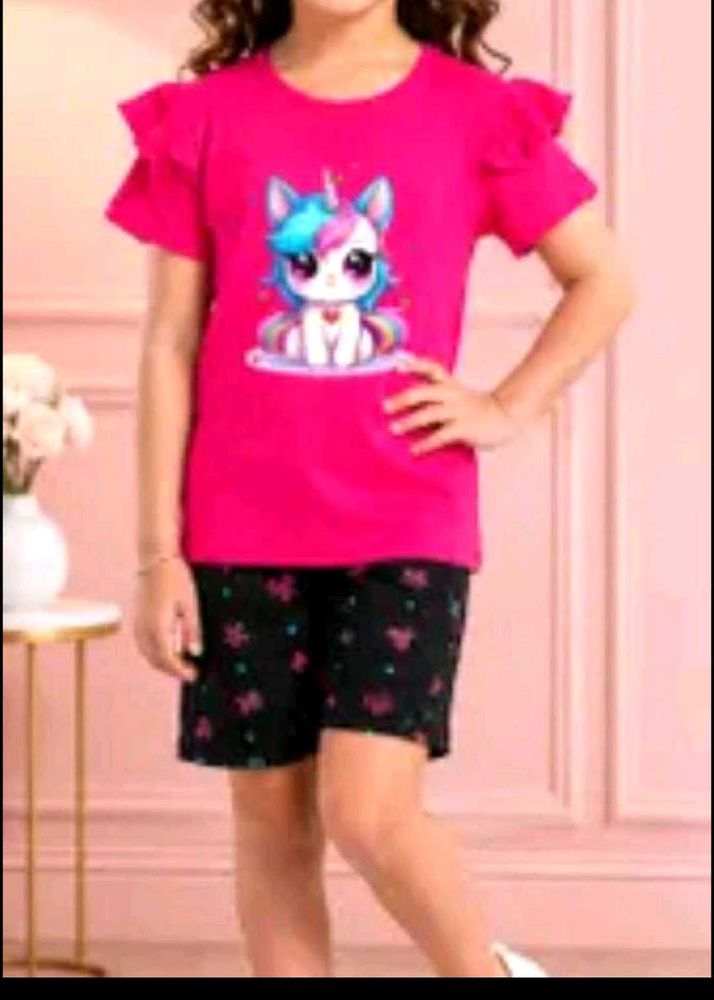 Set Half Shirts For Girls