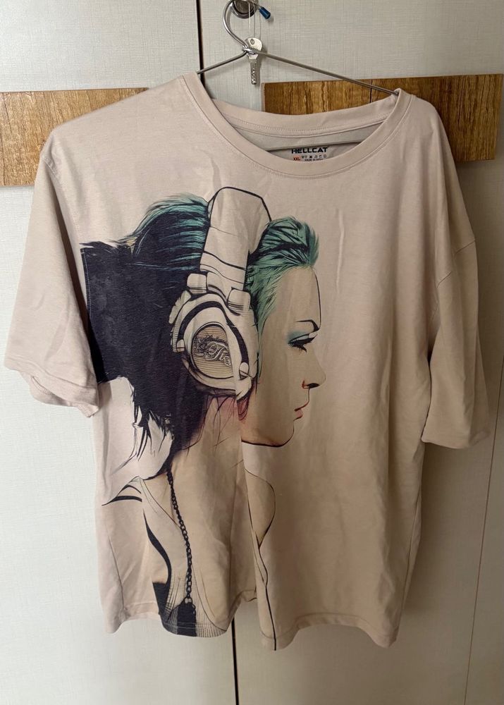 Graphic Print Oversized T-Shirt