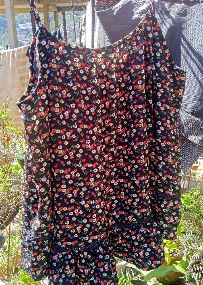 Floral Print Spaghetti Strap top