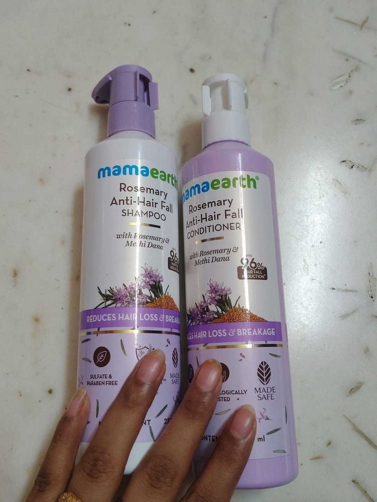 Mamaearth Rosemary Shampoo &amp; Conditioner