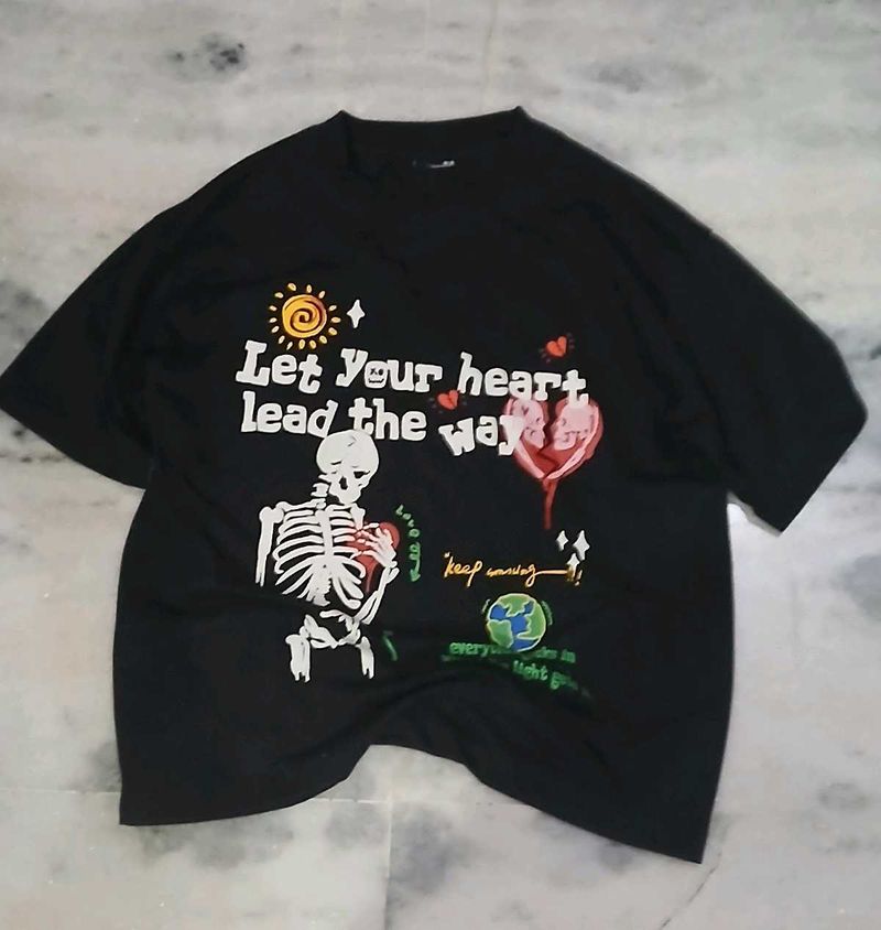 Graphic Skeleton Print T-Shirt