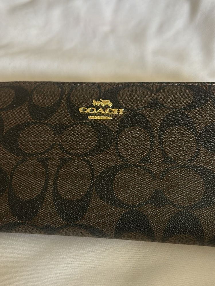 Coach Signature Monogram Wallet