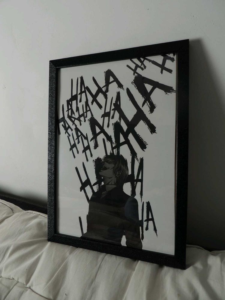 Light Yagami Death Note Framed Poster A4