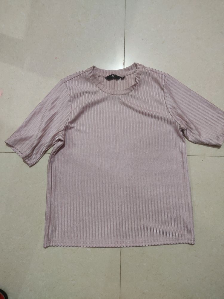 Fig Peach Striped Top