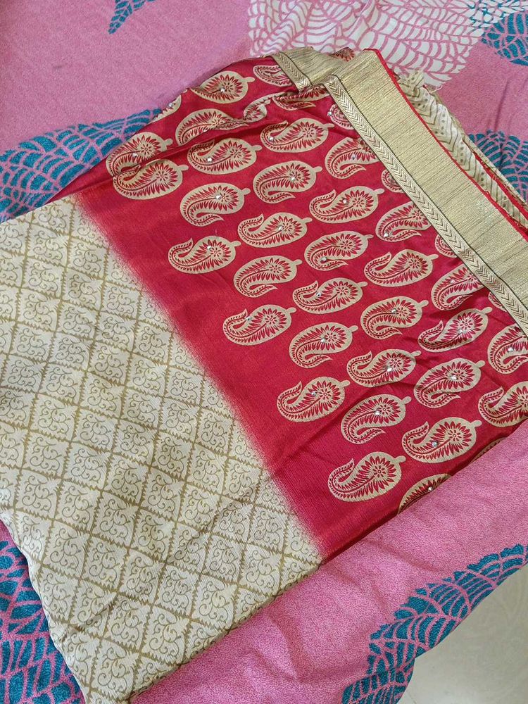 Elegant Paisley Saree