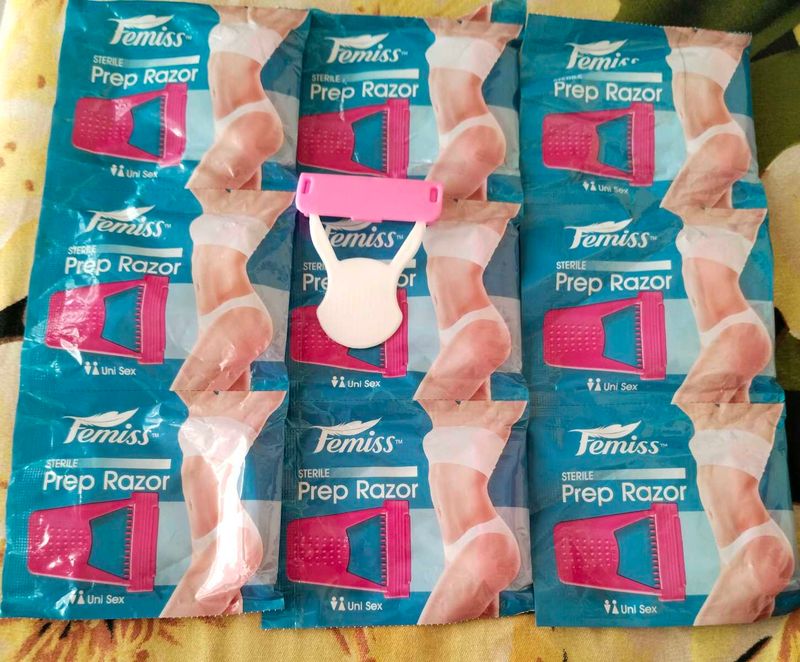 Femiss Sterile Prep Razor Pack of 10