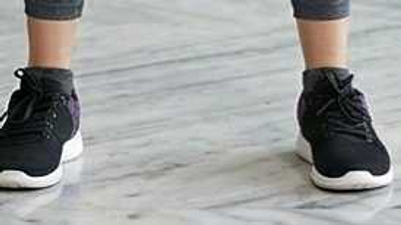 Black Lace-Up Sneakers