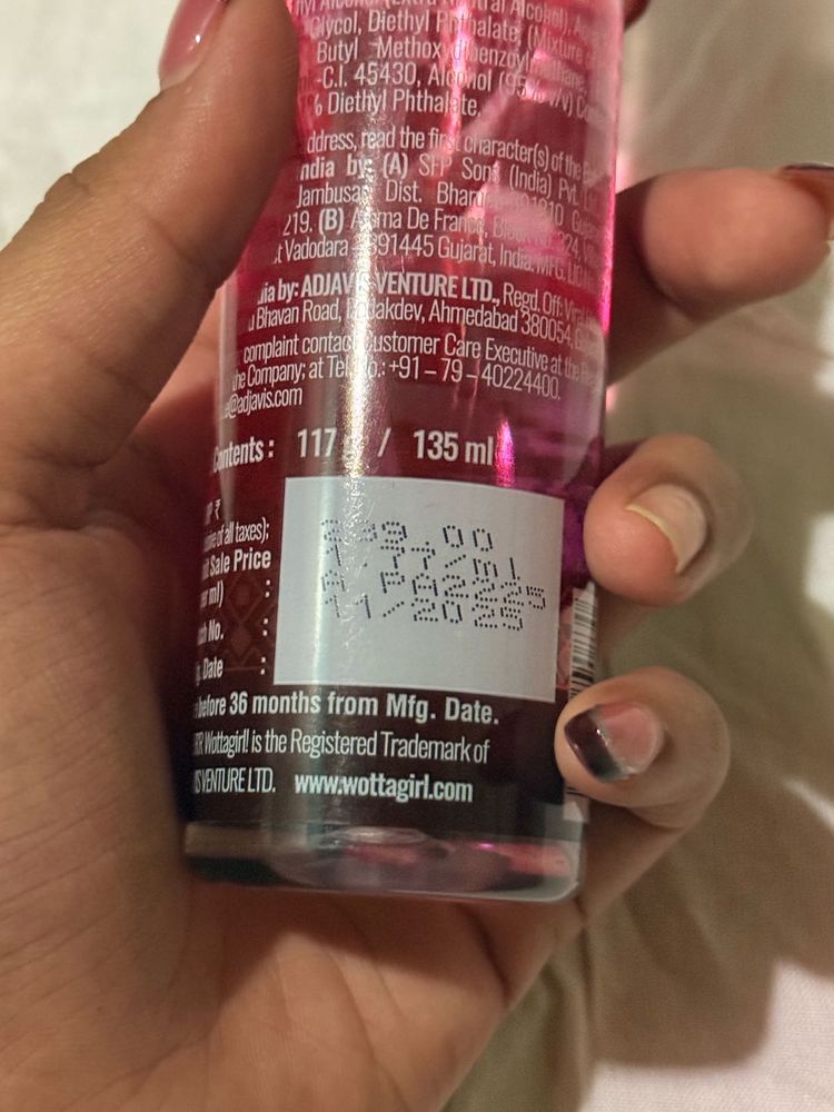Wottagirl! Body Mist