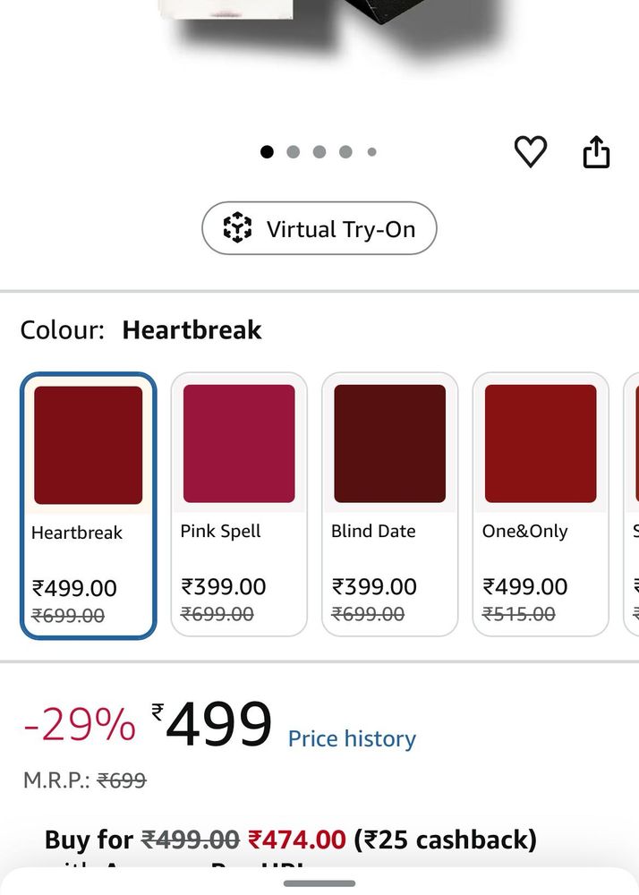 Heart Break Deep Red Lipstick