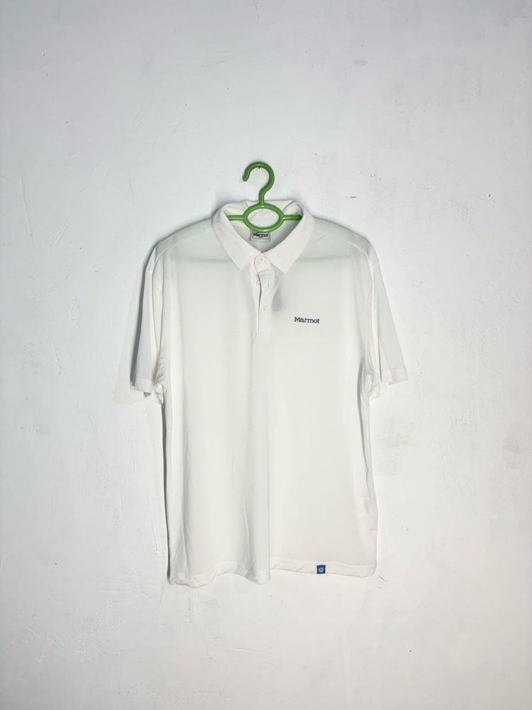 Marmot White Polo T-Shirt